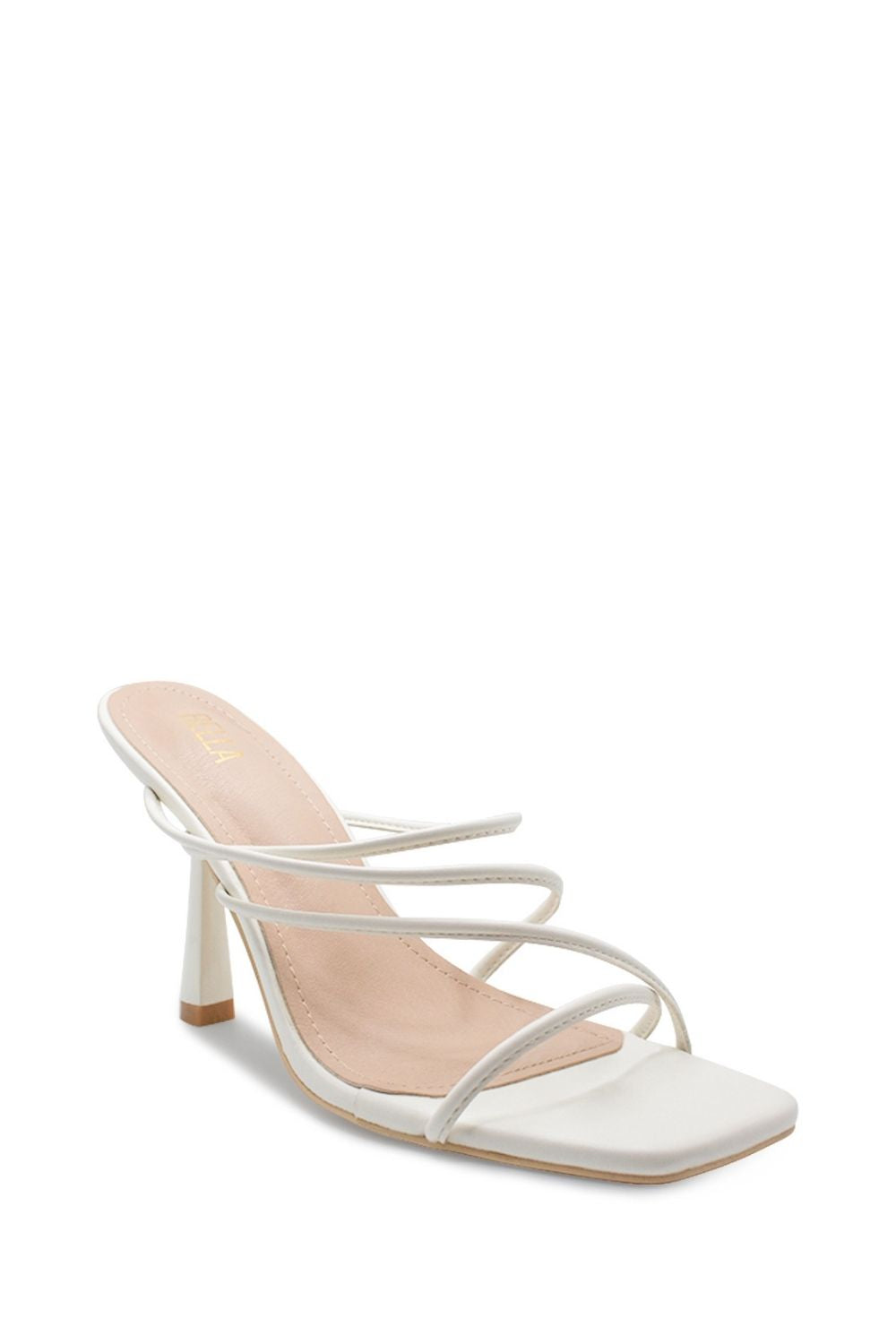 Heeled strappy mules best sale