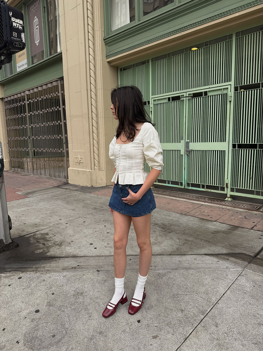 Natalie Slingback Ballet Flat- Leather Burgundy – Rella