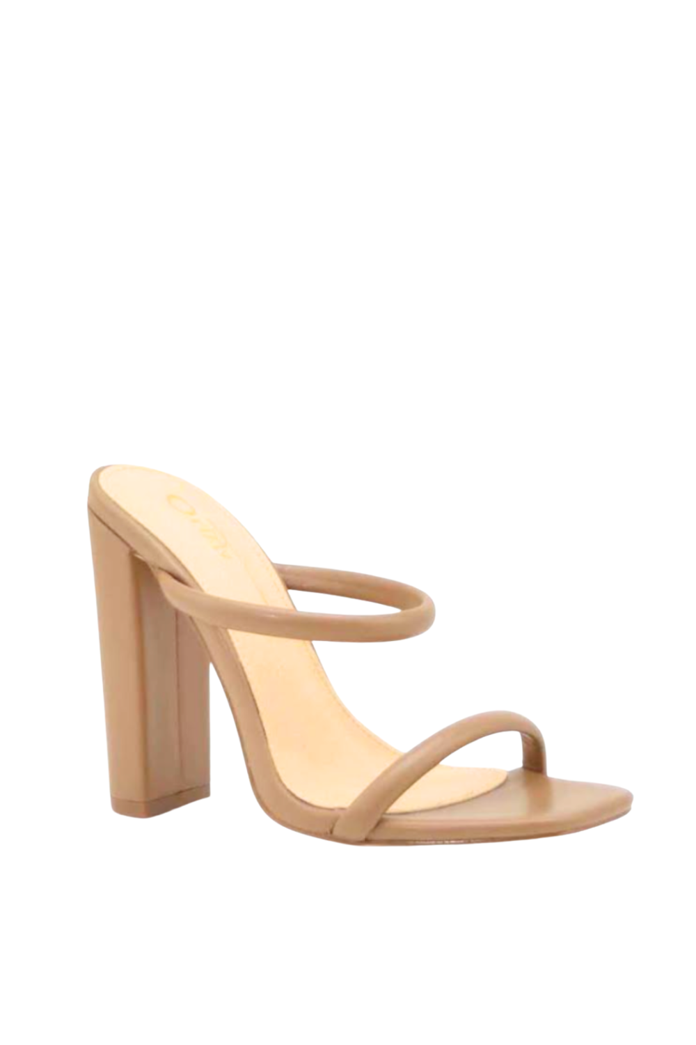 Cher Double Strap Block Heel