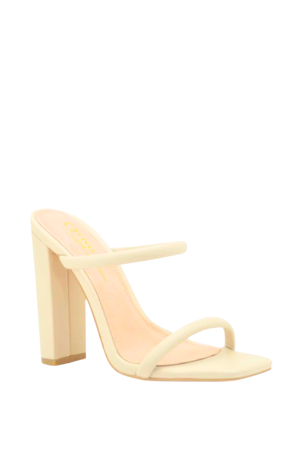 Cher Double Strap Block Heel