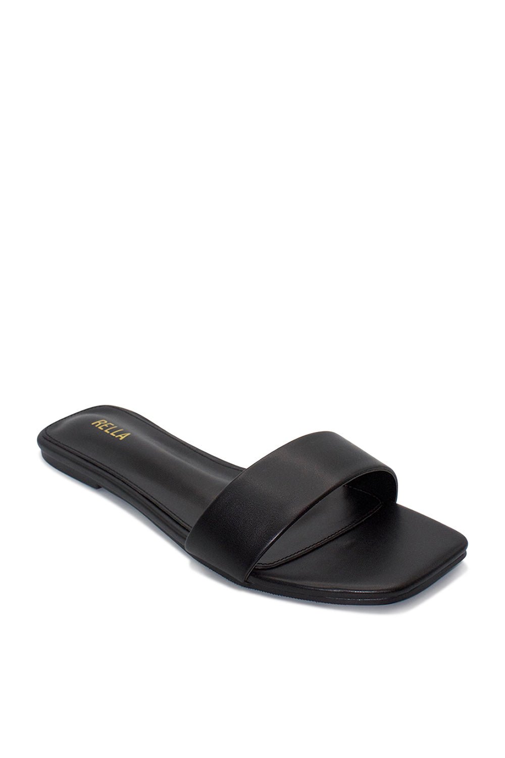 Carmen Flat Sandal - BlackHeels