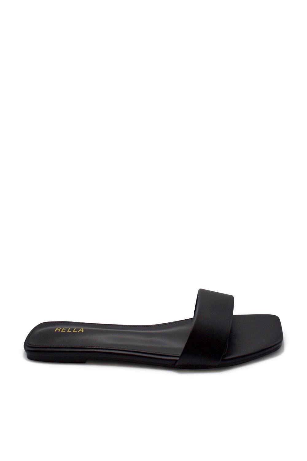 Carmen Flat Sandal - BlackHeels