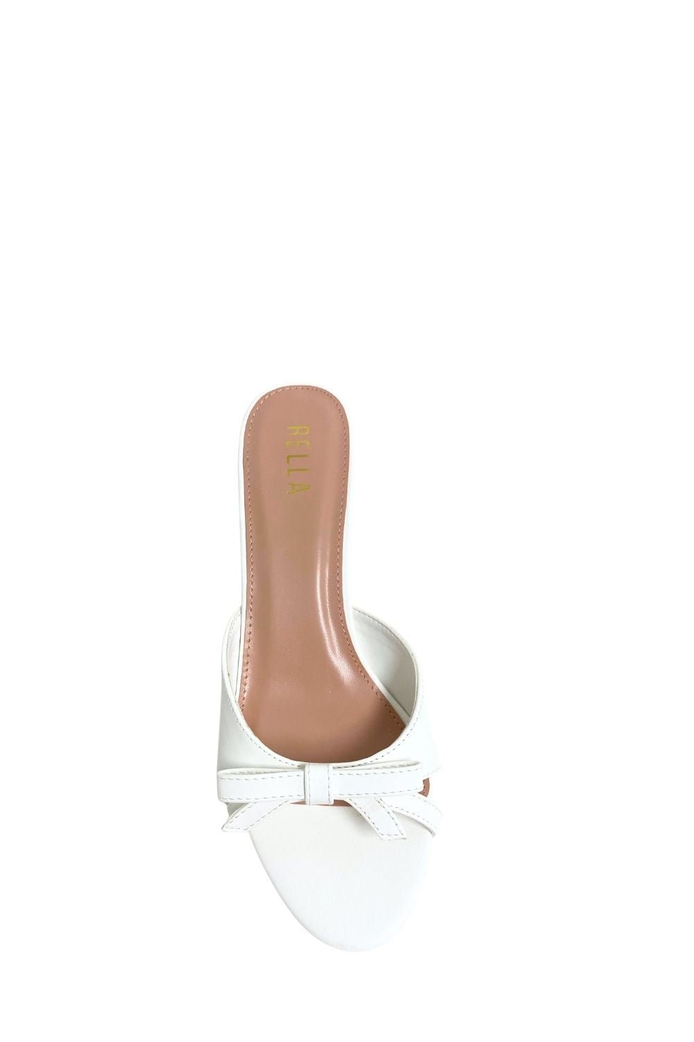 Delia Bow Heel - WhiteHeels
