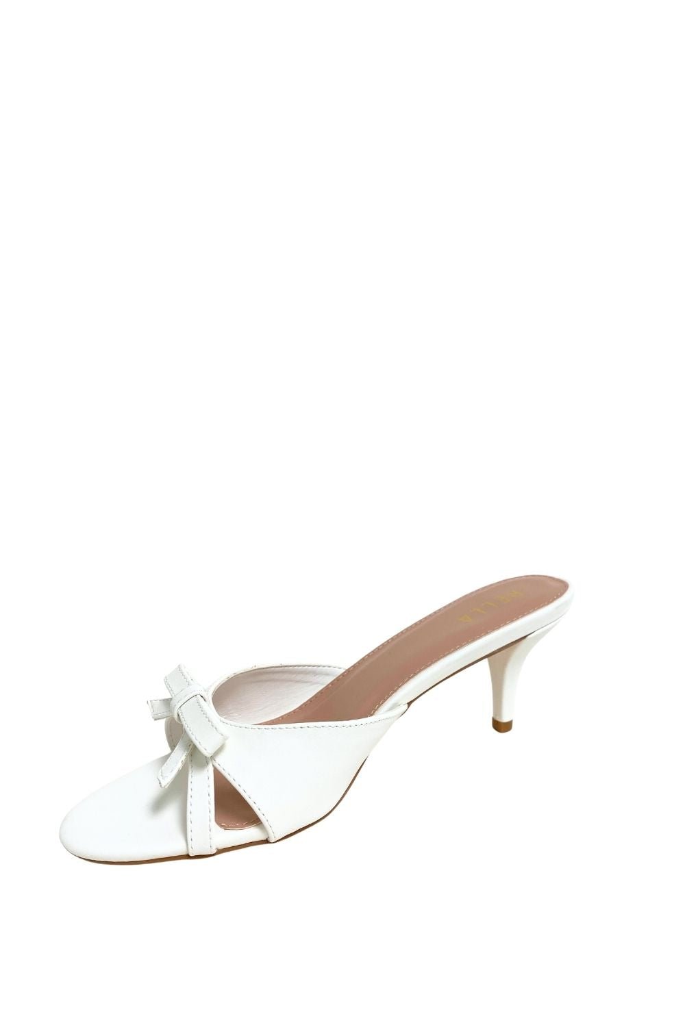 Delia Bow Heel - WhiteHeels