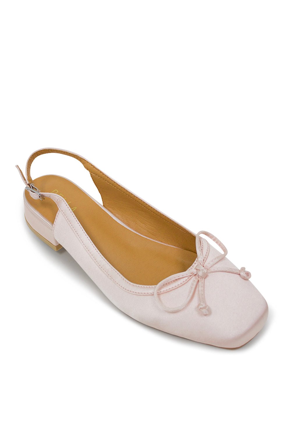 Iris Slingback Ballet Flat - Pink SatinFlat