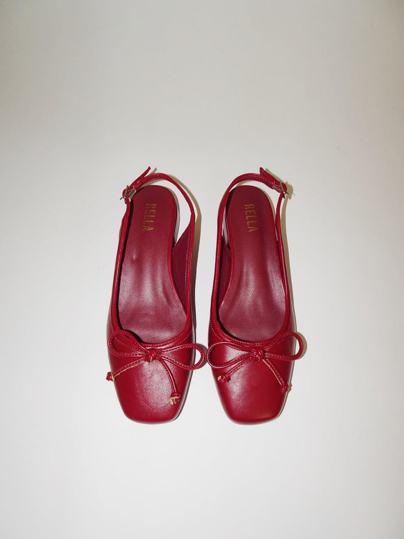 Iris Slingback Ballet Flat - RedFlat