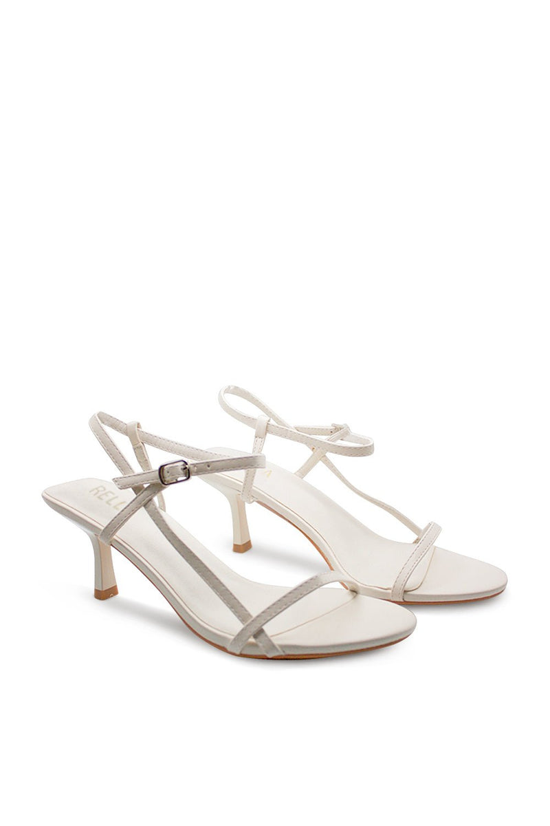 Kate Kitten Heel - WhiteHeels