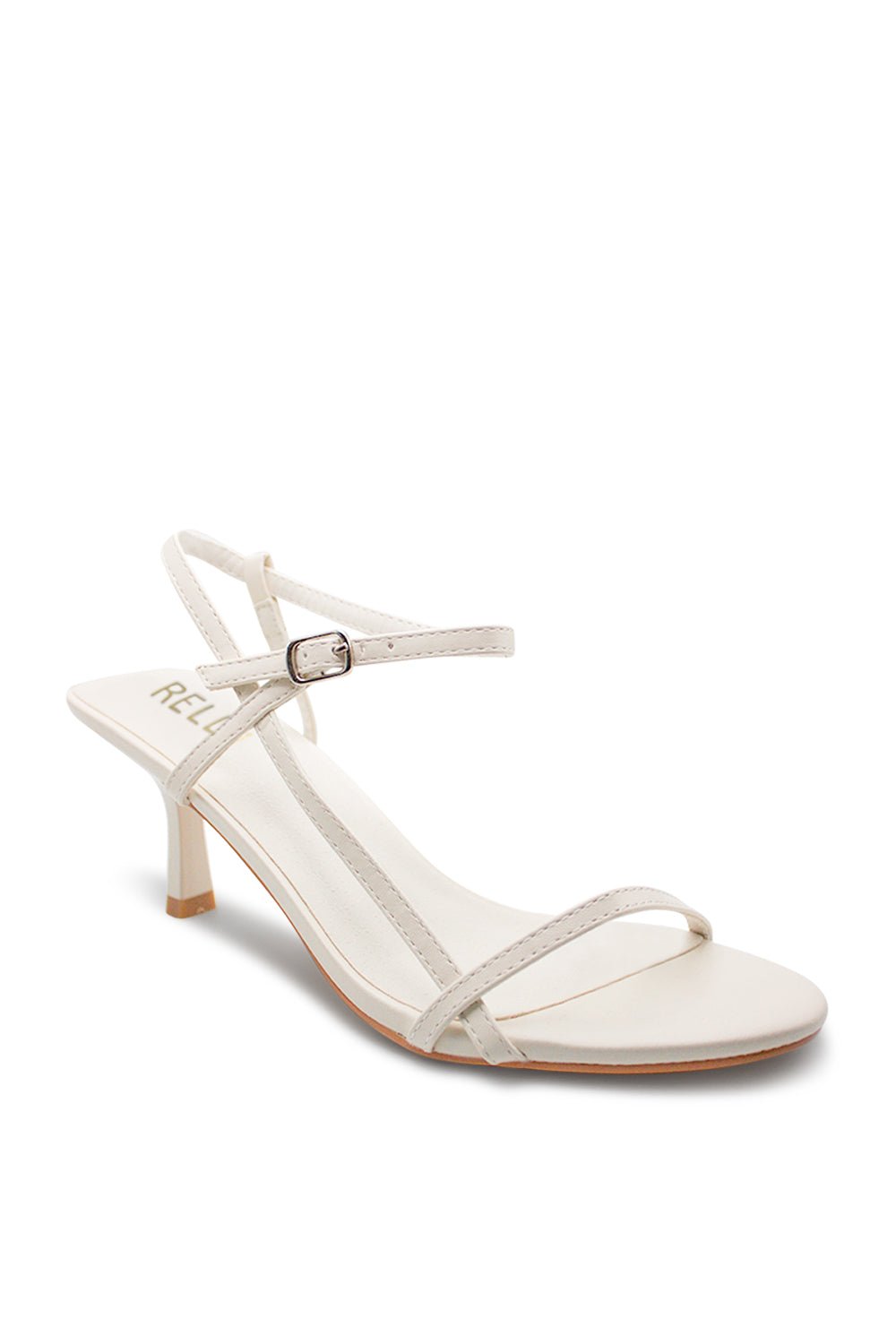Kate Kitten Heel - WhiteHeels