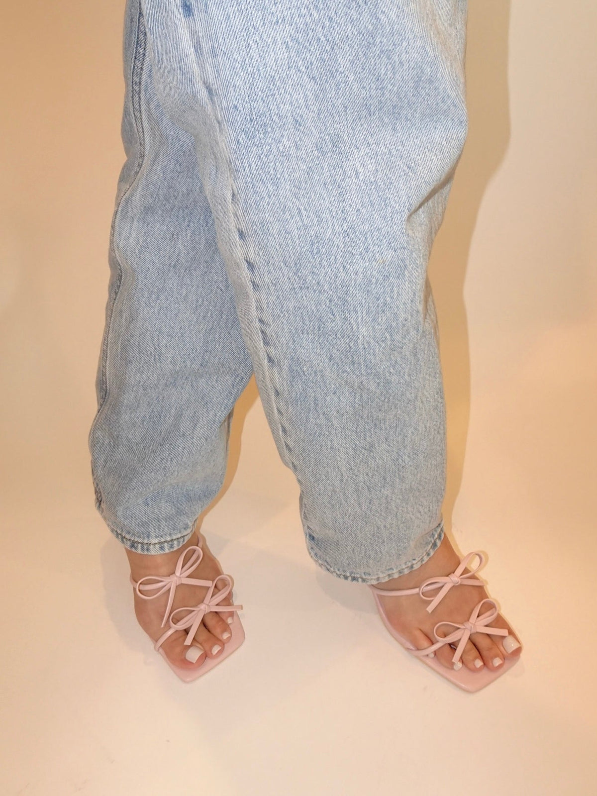 Kitty Bow Heel - PinkHeels