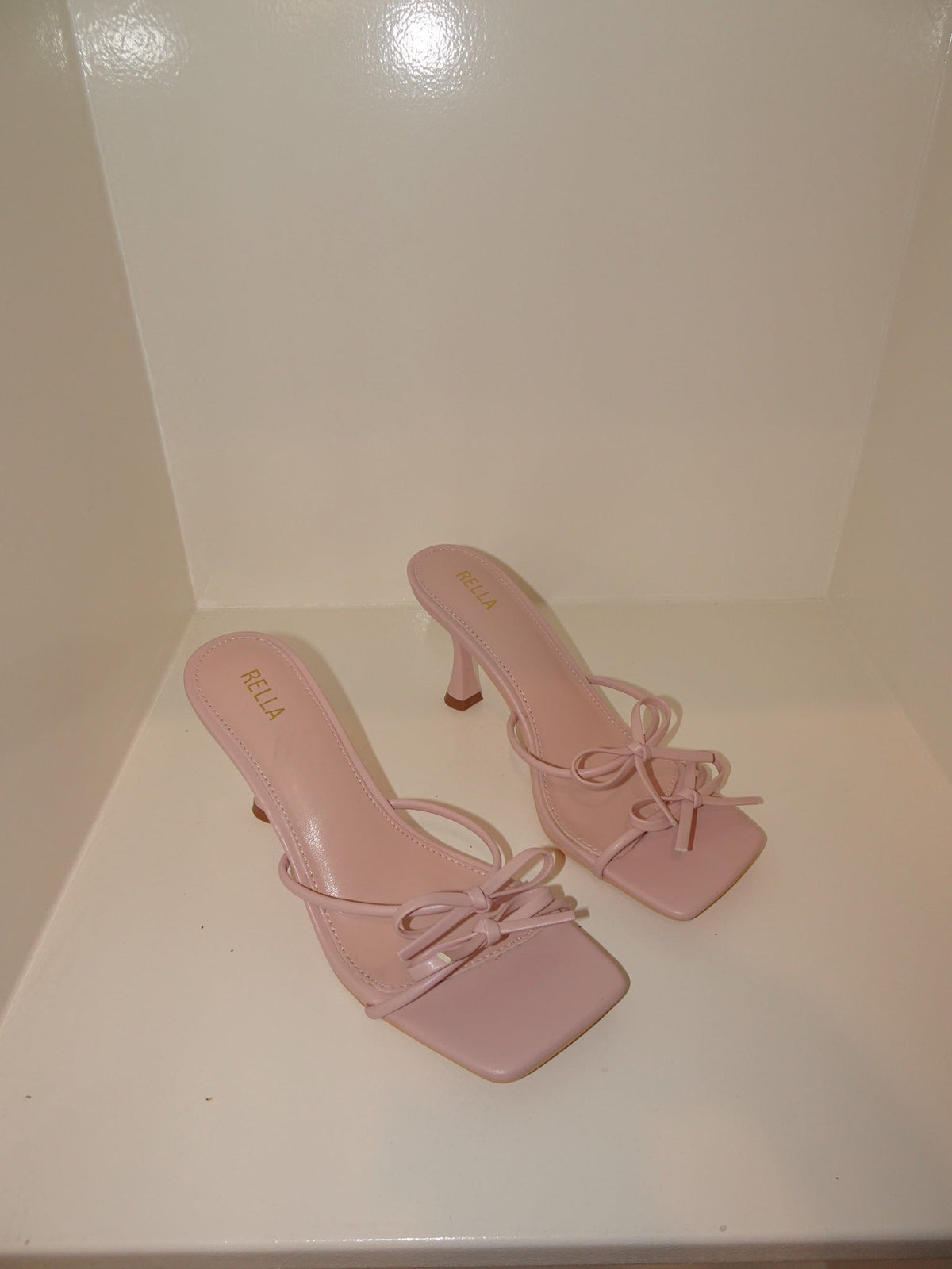 Kitty Bow Heel - PinkHeels