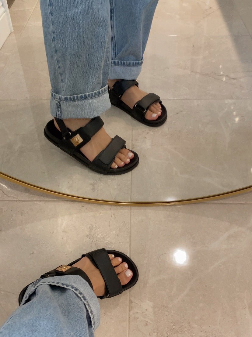 Palmer Flatform Sandal - BlackSandals