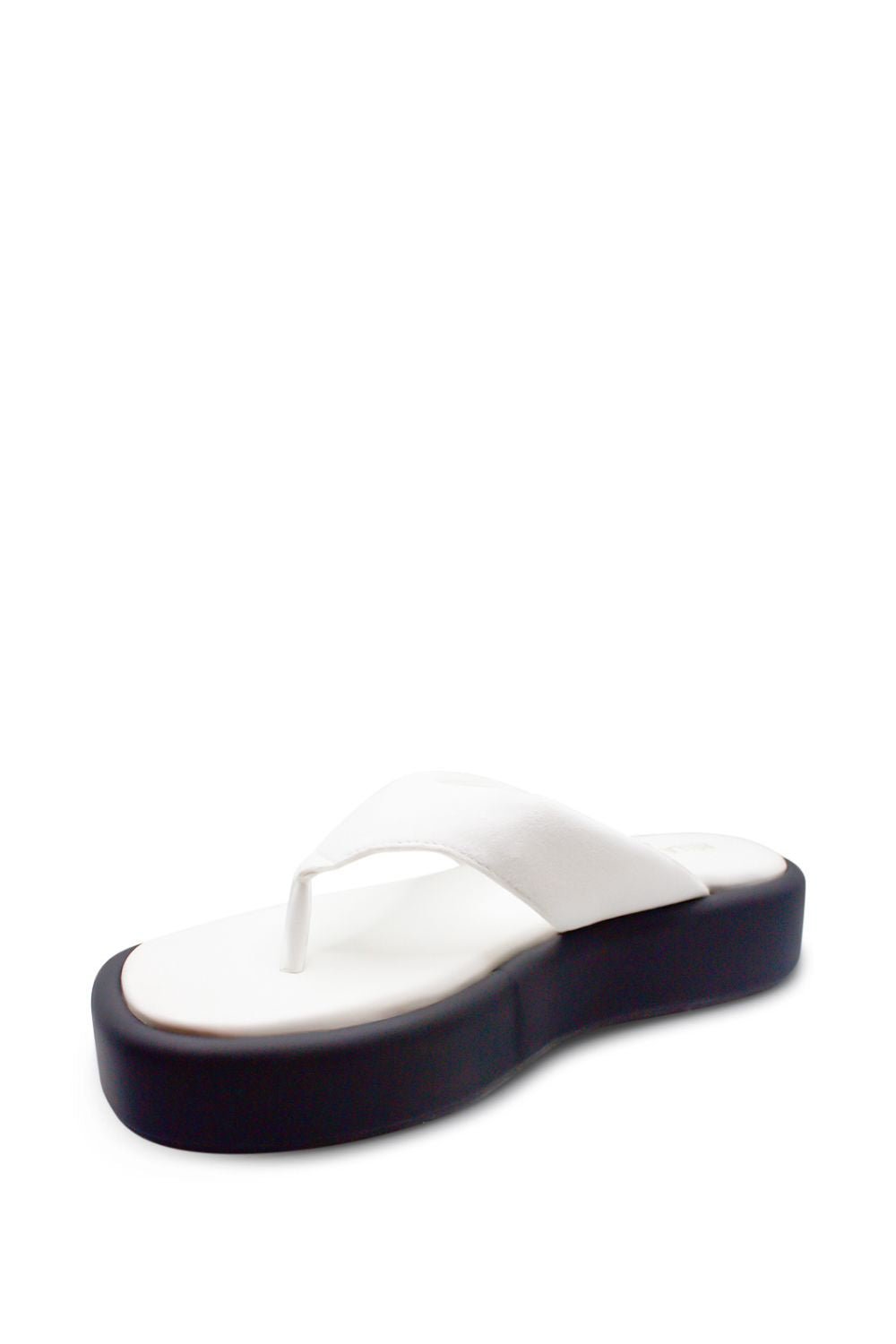 Parker Platform Thong Sandal - WhiteSandals