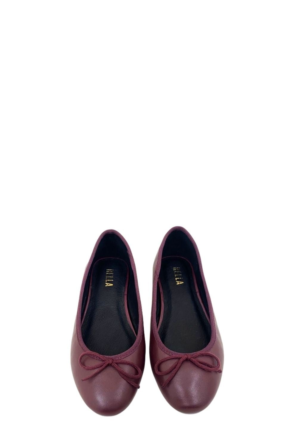 Rosie Leather Flats - BurgundySandals