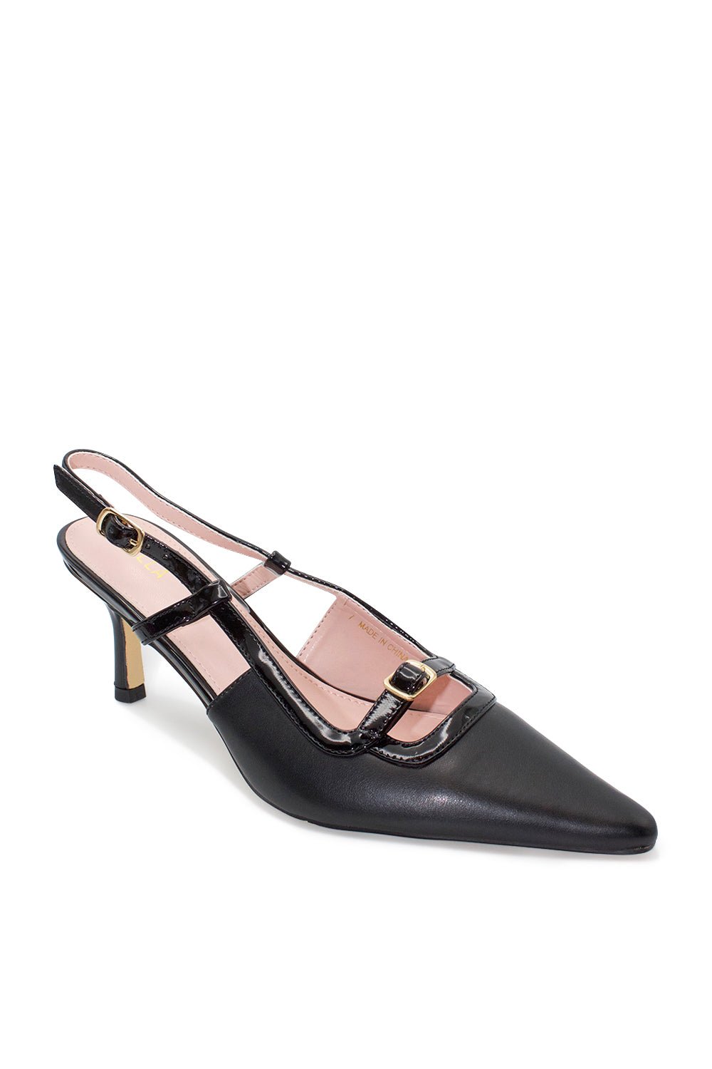Sera Slingback Heel - BlackHeels