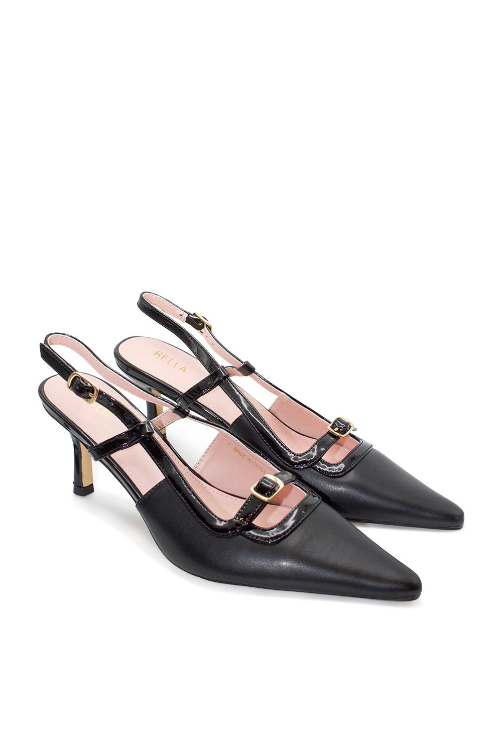 Sera Slingback Heel - BlackHeels