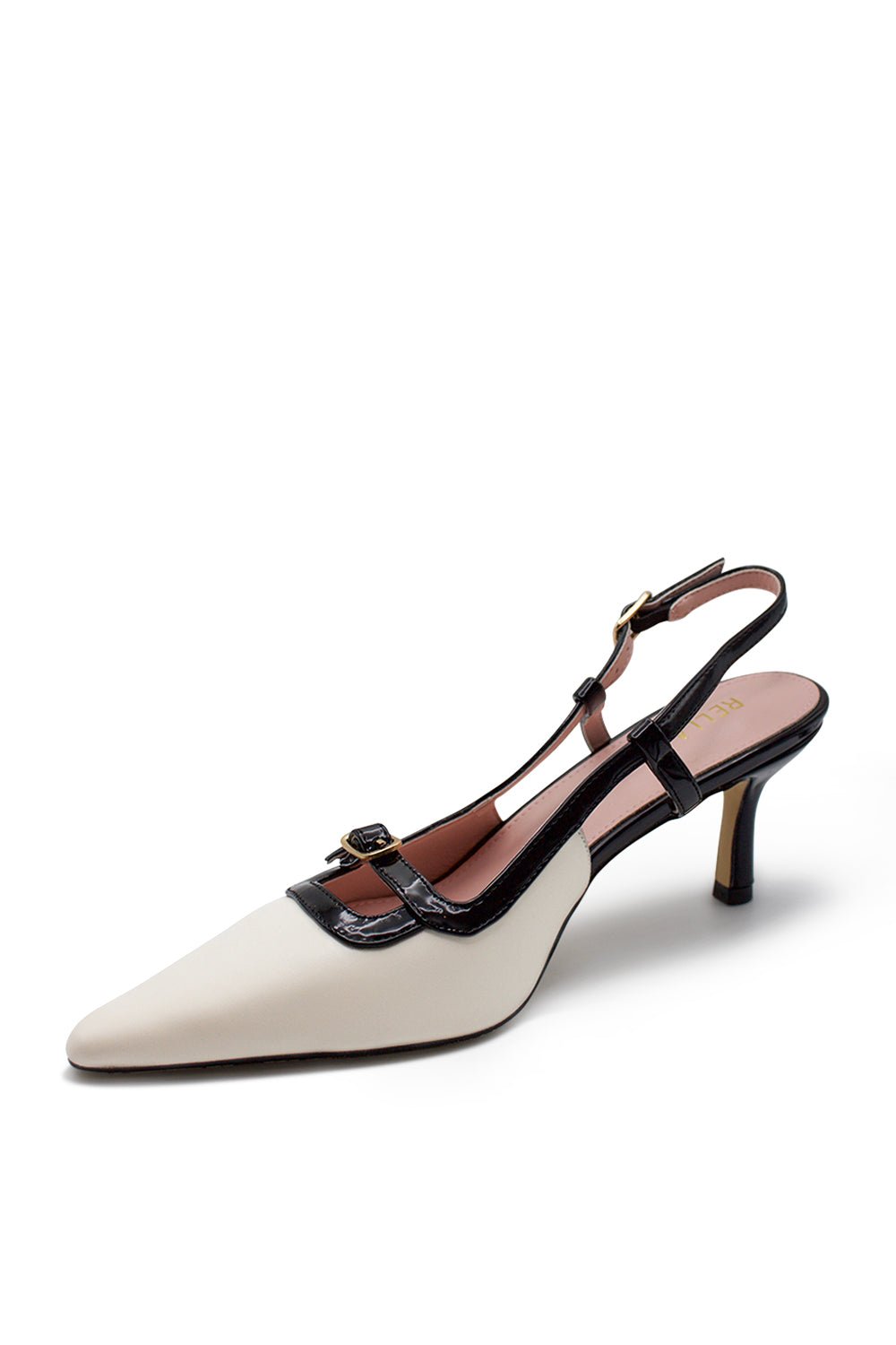 Sera Slingback Heel - WhiteHeels
