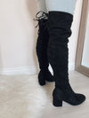 Lola Over the Knee Boot- Black