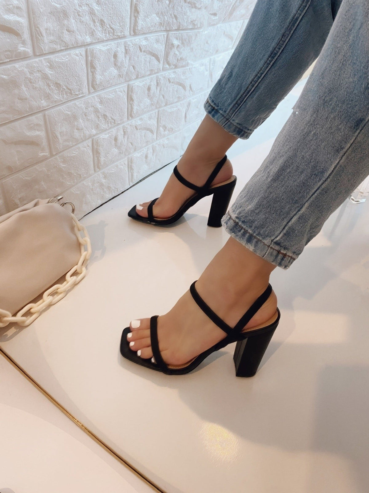 Amber Slingback Block HeelHeels