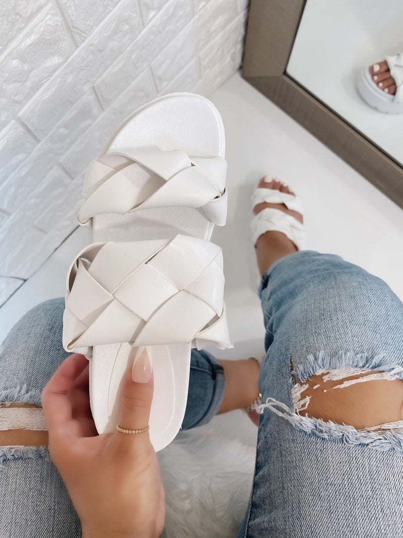 Eliza Sandal - White