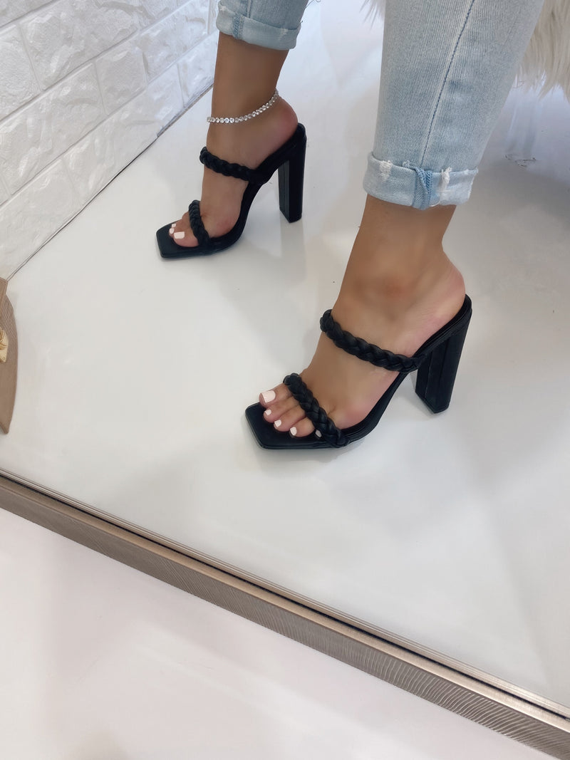 Cardi Heel - Black