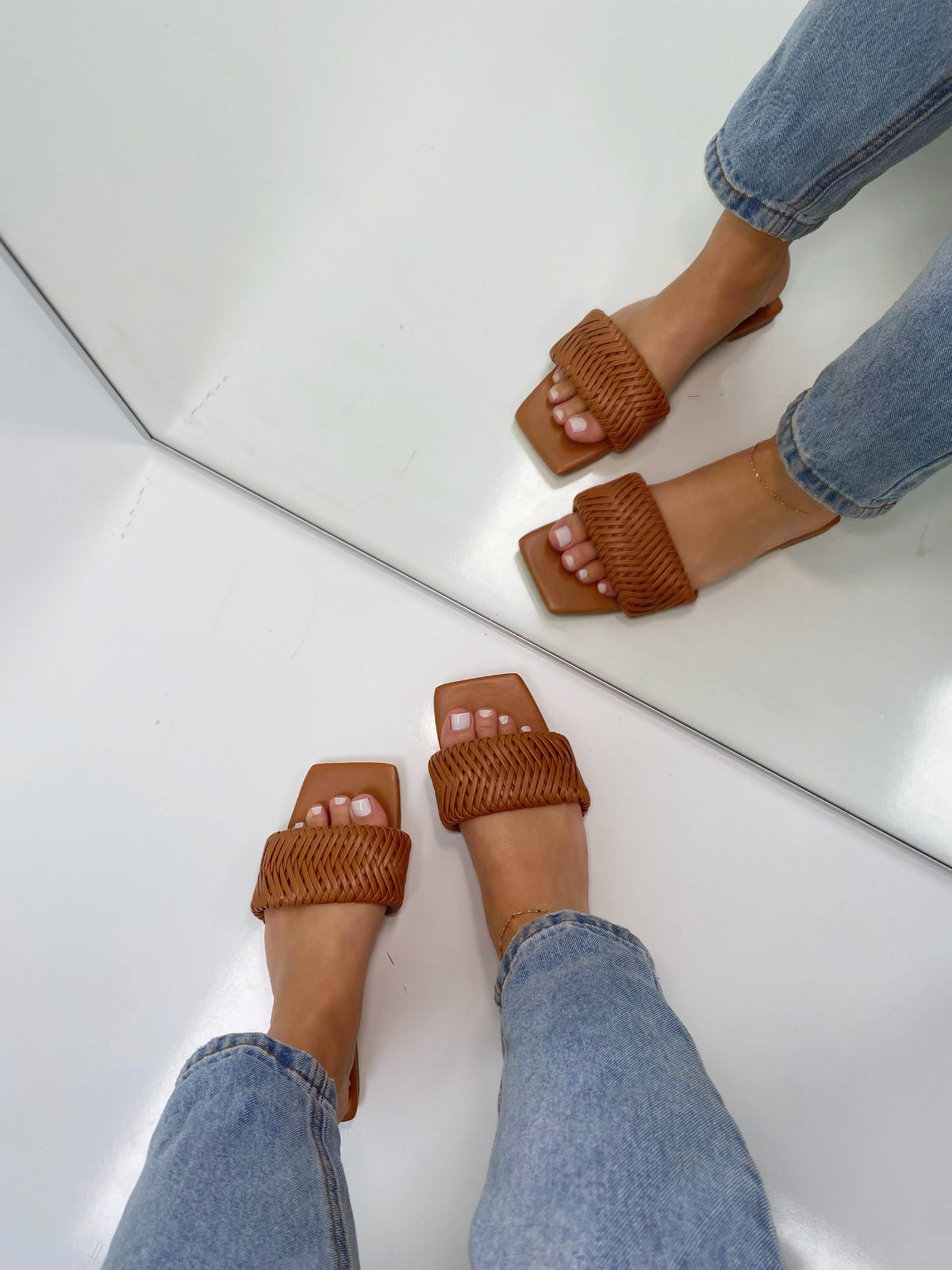 Eve Woven Slide Sandal