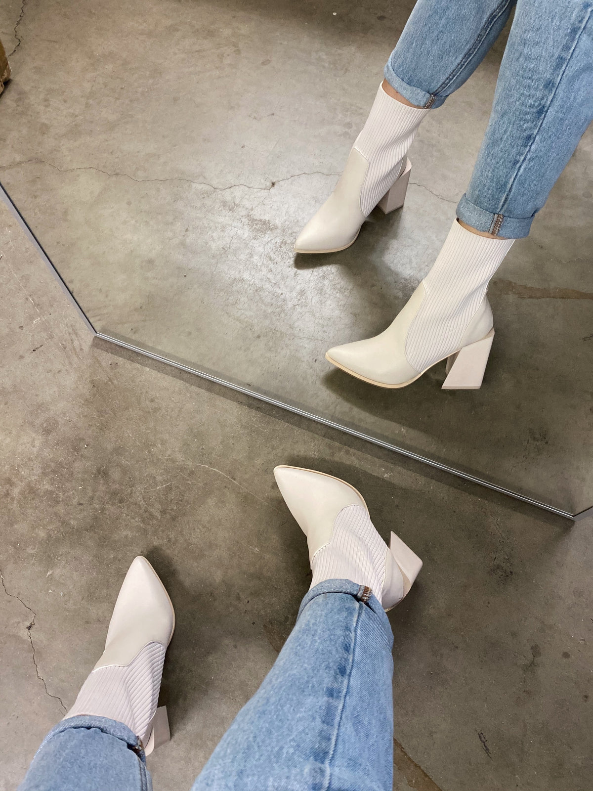 Blonde Ankle Boot