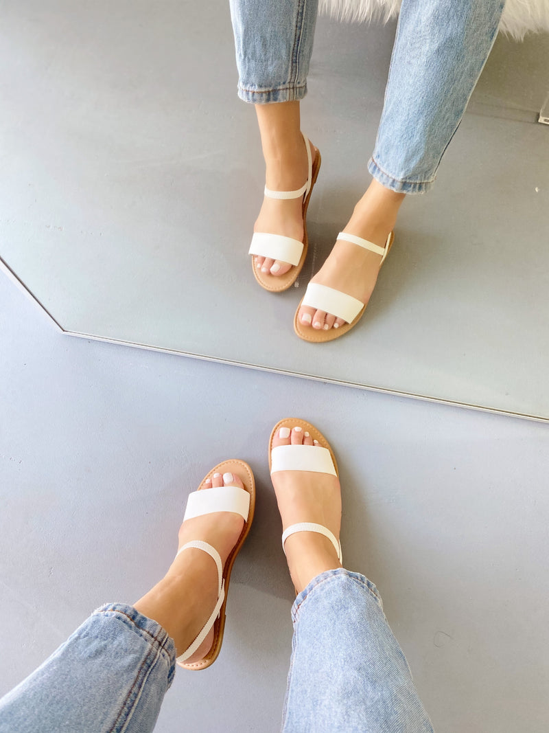 Eadie Sandal - White
